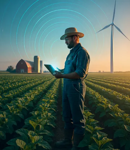 Signal booster installation illustration