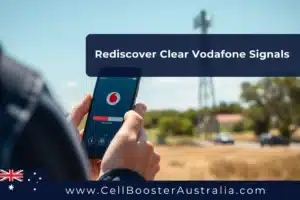 Person holding a Vodafone phone outdoors