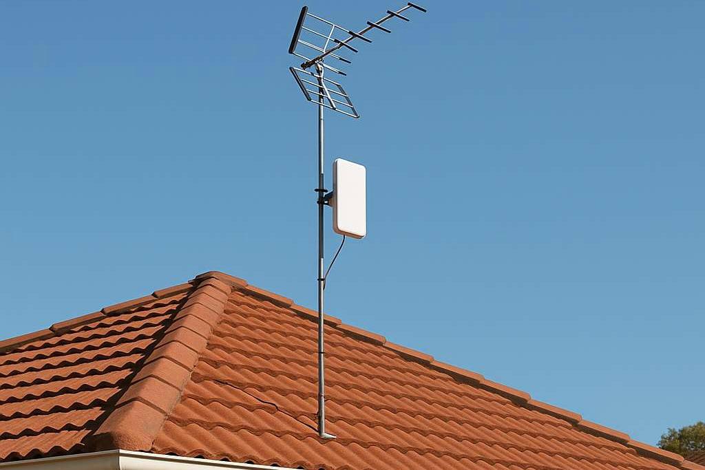 An external antenna on Australian home.